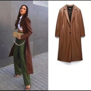 Zara Classic Brown Trench Coat